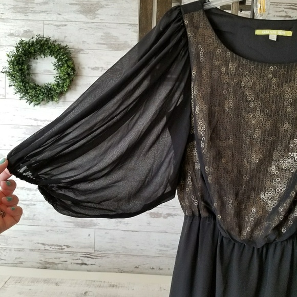 Holiday New Years Gianni Bini Fiona Sequin Midi Dress - Picture 6 of 8